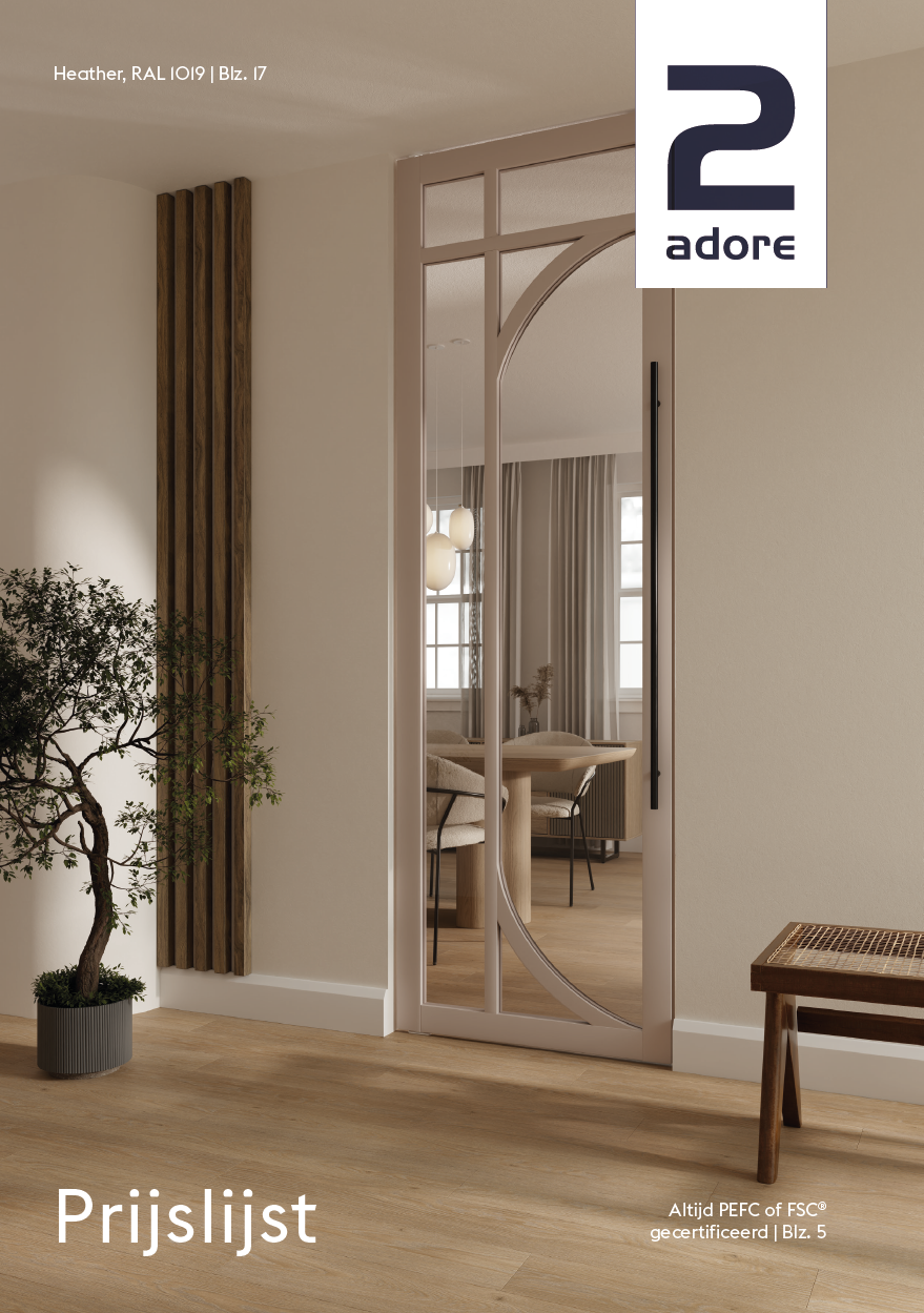 Prijslijst 2Adore 2026